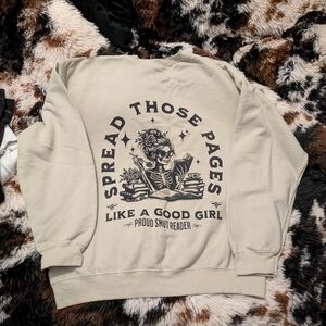 Smut Reader Spread Those Pages Sweatshirt